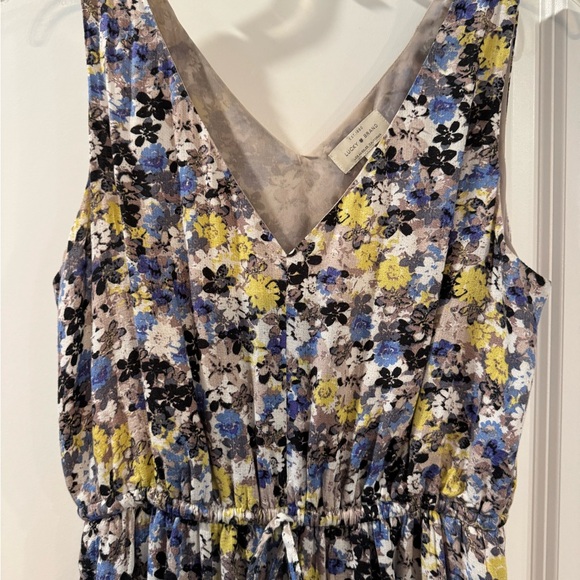 Lucky Brand floral print Maxi Dress size M Medium - Picture 2 of 7